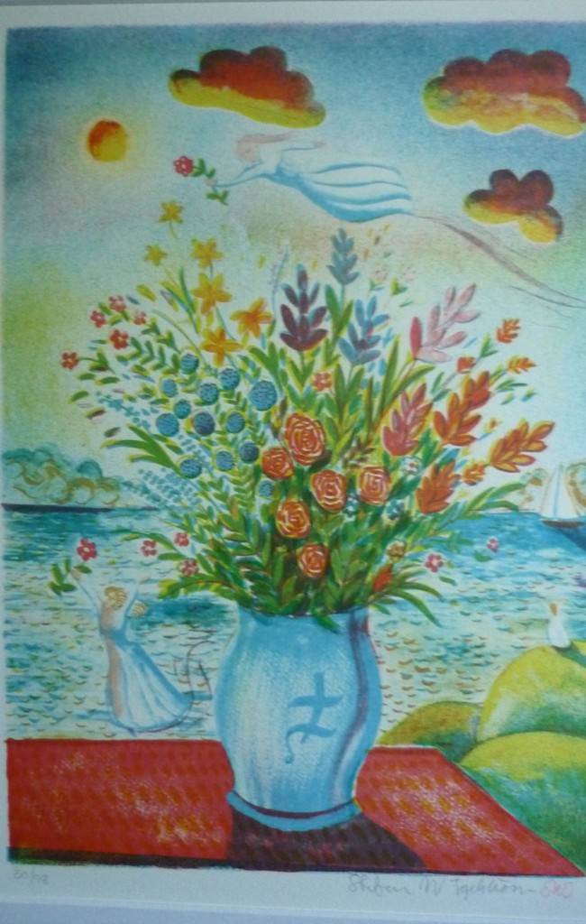 Stefan Igelstrøm blomster 46×65 1000 kr #29