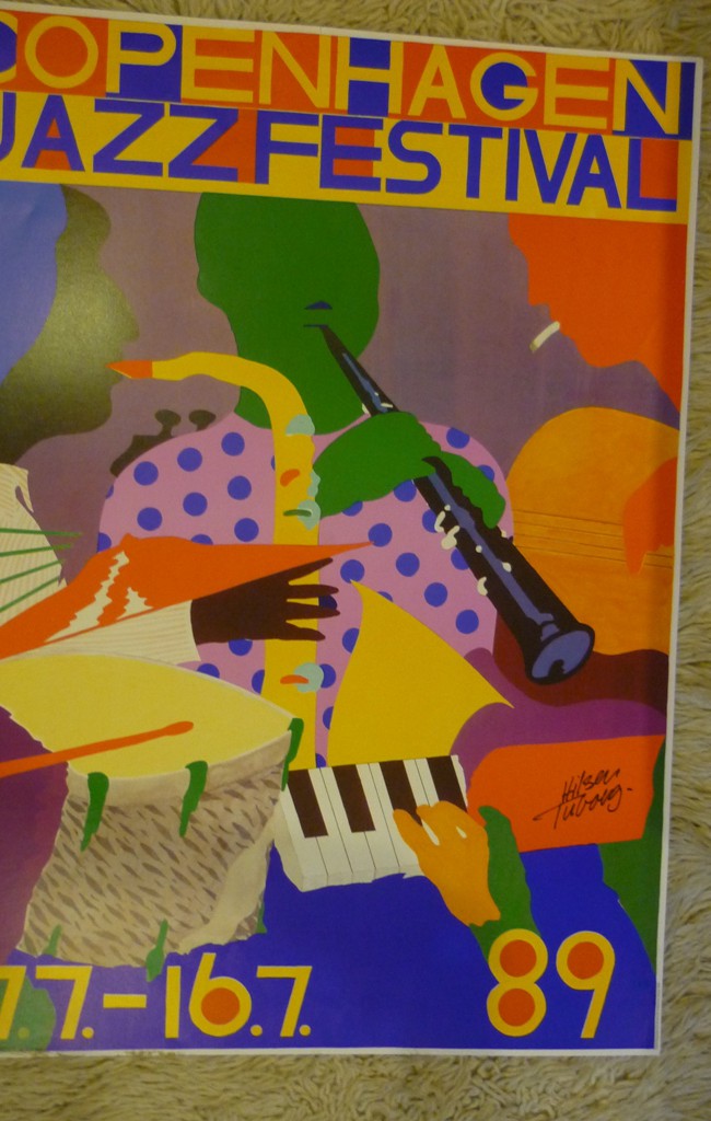 copenhagen jazz fra 1989 85×65  800 kr #248